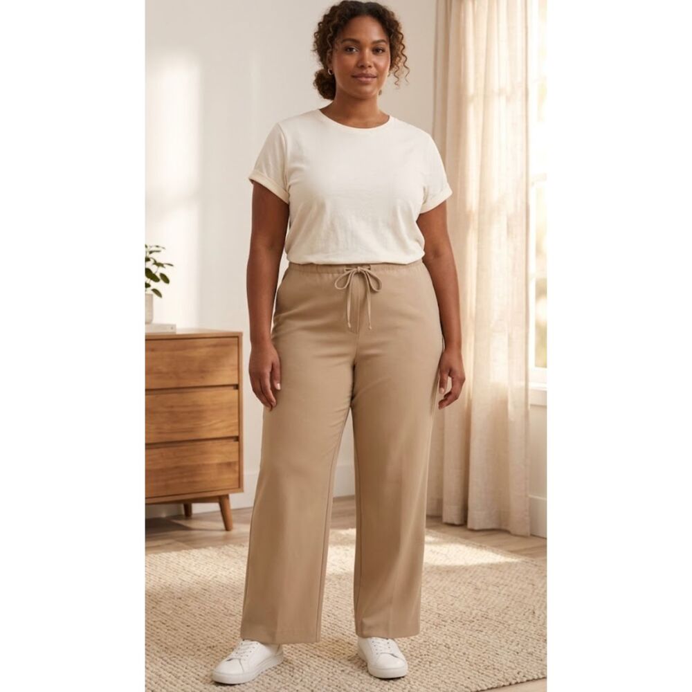 Lane Bryant Straight Leg Drawstring Pant Women's Size 18 - 20